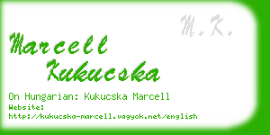 marcell kukucska business card